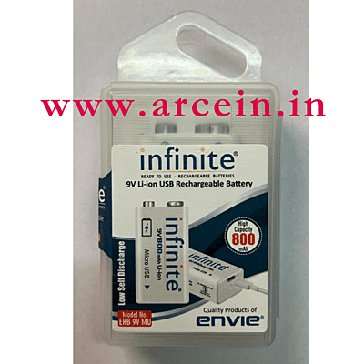 Envie infinite 9V 800mAh Li-ion USB Rechargeable battery Envie infinite 9V 800mAh Li-ion USB Rechargeable battery