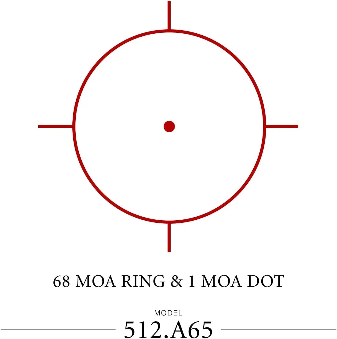 EOTech 512 68 MOA RING/MOA DOT