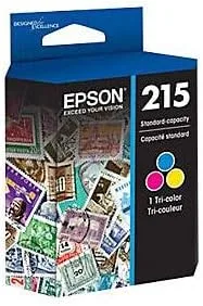 EPSON 215 Ink Standard Capacity Tricolor Cartridge (T215530-S) Works with WorkForce WF-100, WF-110, EC-110 Tri-color 1 Count (Pack of 1)