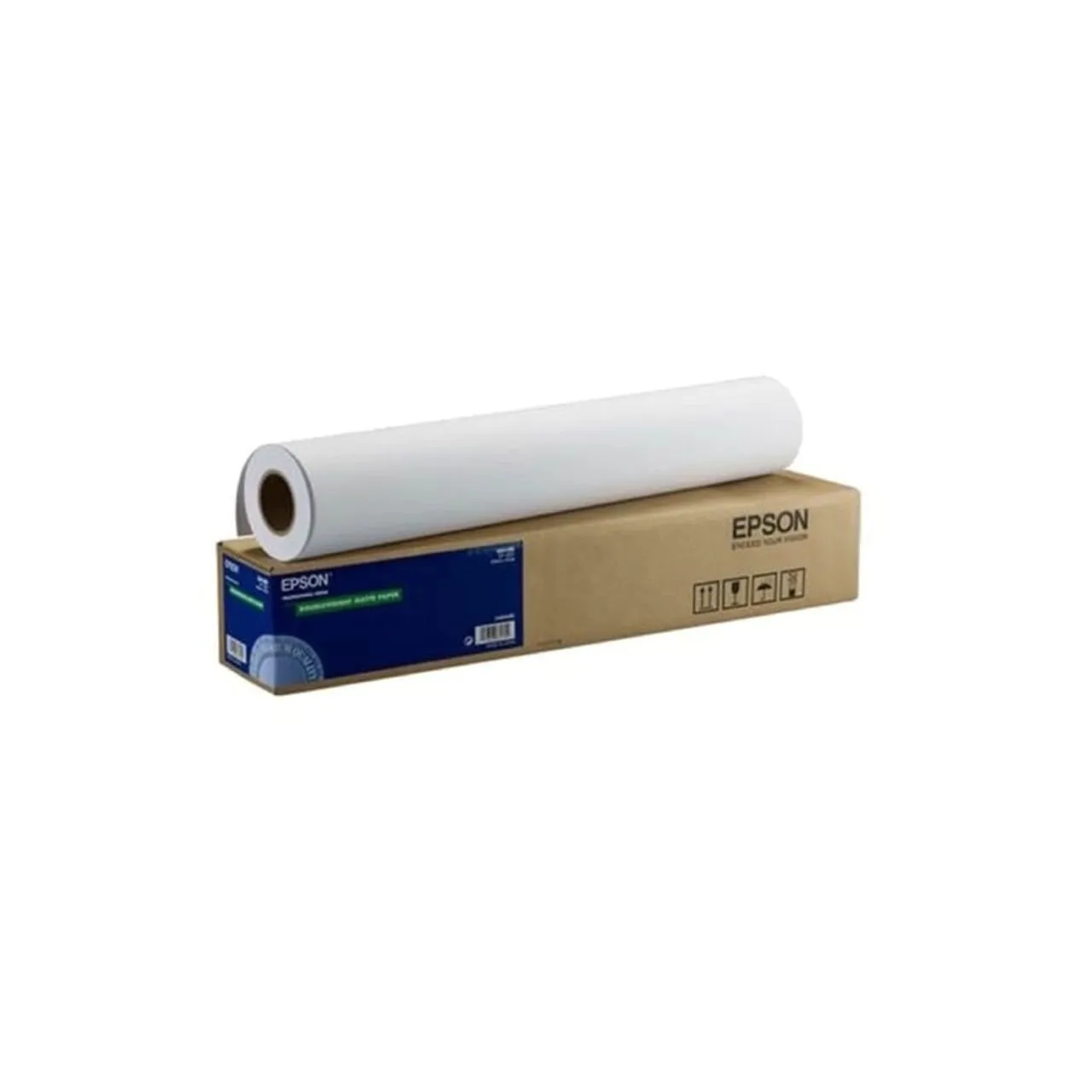 Epson Non-Glare Matte Surface Paper, 2" Core, 8.3 Mil, 36" X 82 Ft, Matte White