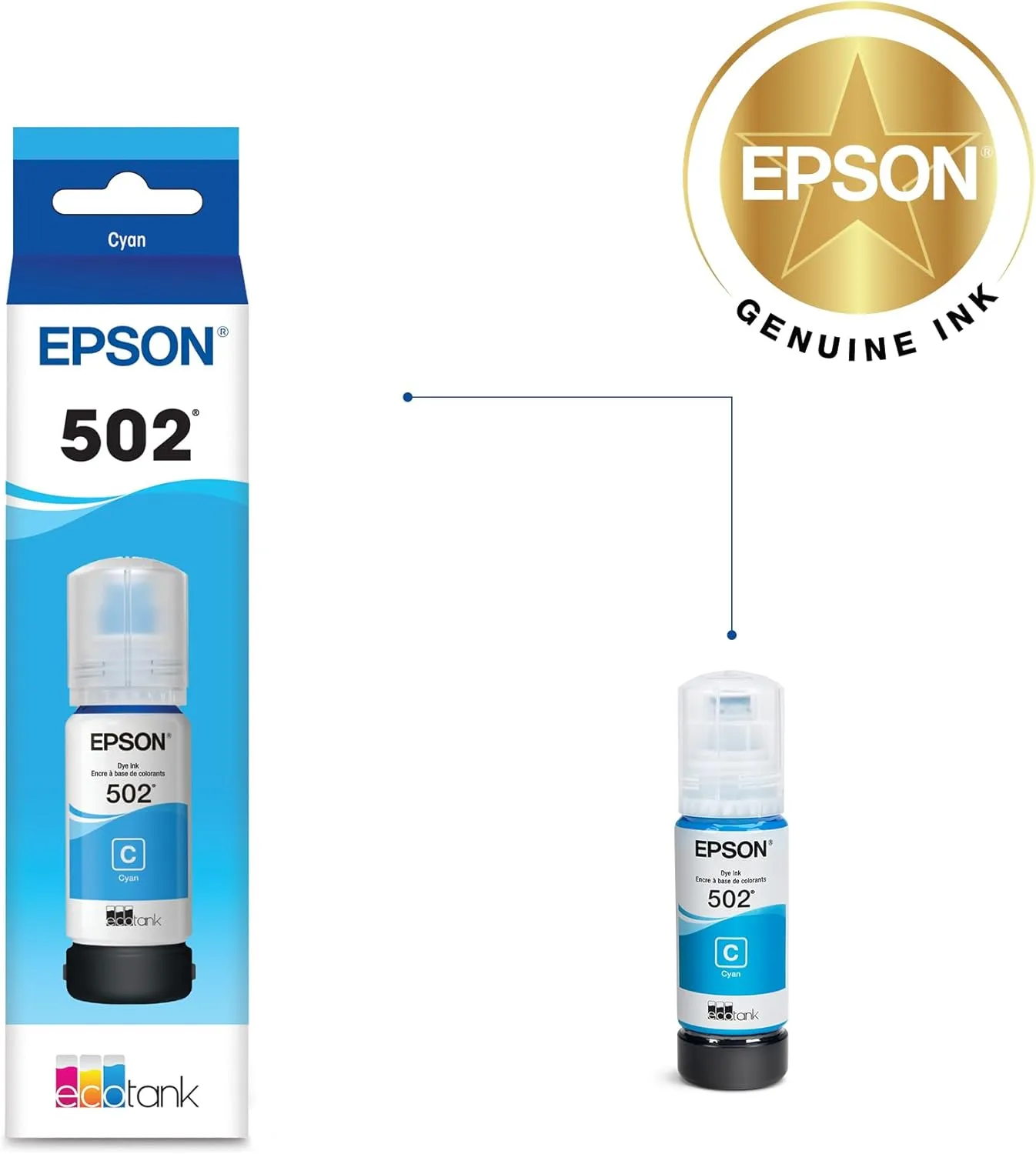 Epson 502 EcoTank Replacement Ink Bottles