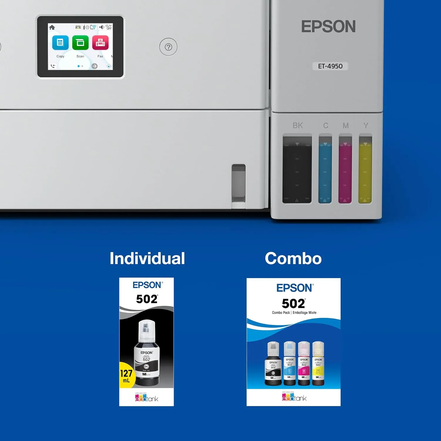 Epson 502 EcoTank Replacement Ink Bottles