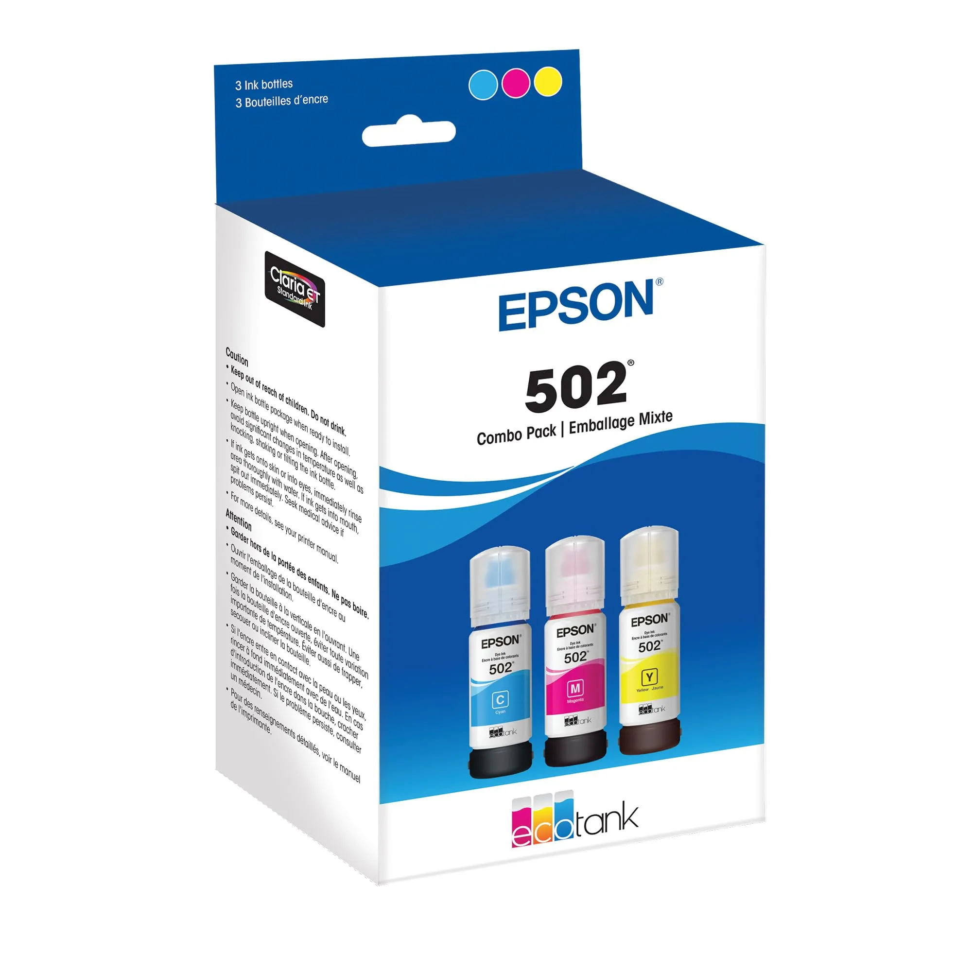 Epson 502 EcoTank Replacement Ink Bottles