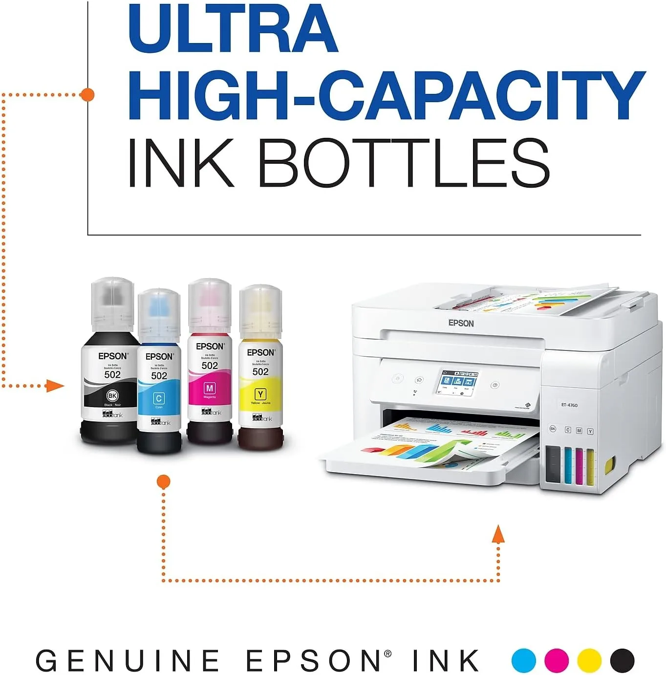 Epson 502 EcoTank Replacement Ink Bottles