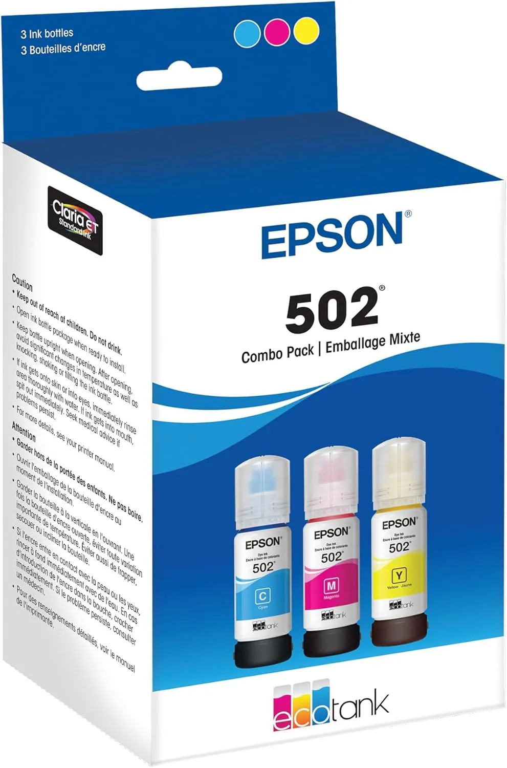 Epson 502 EcoTank Replacement Ink Bottles