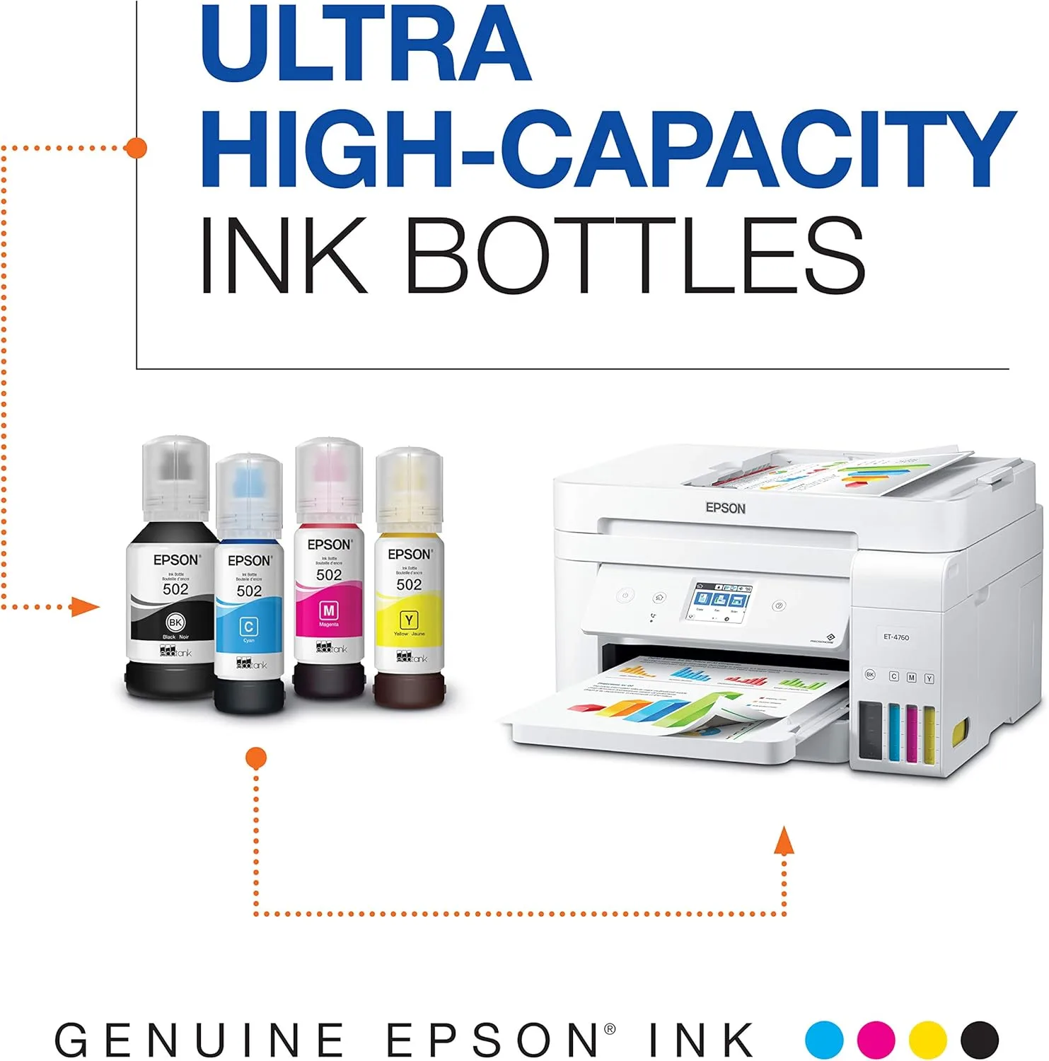 Epson 502 EcoTank Replacement Ink Bottles