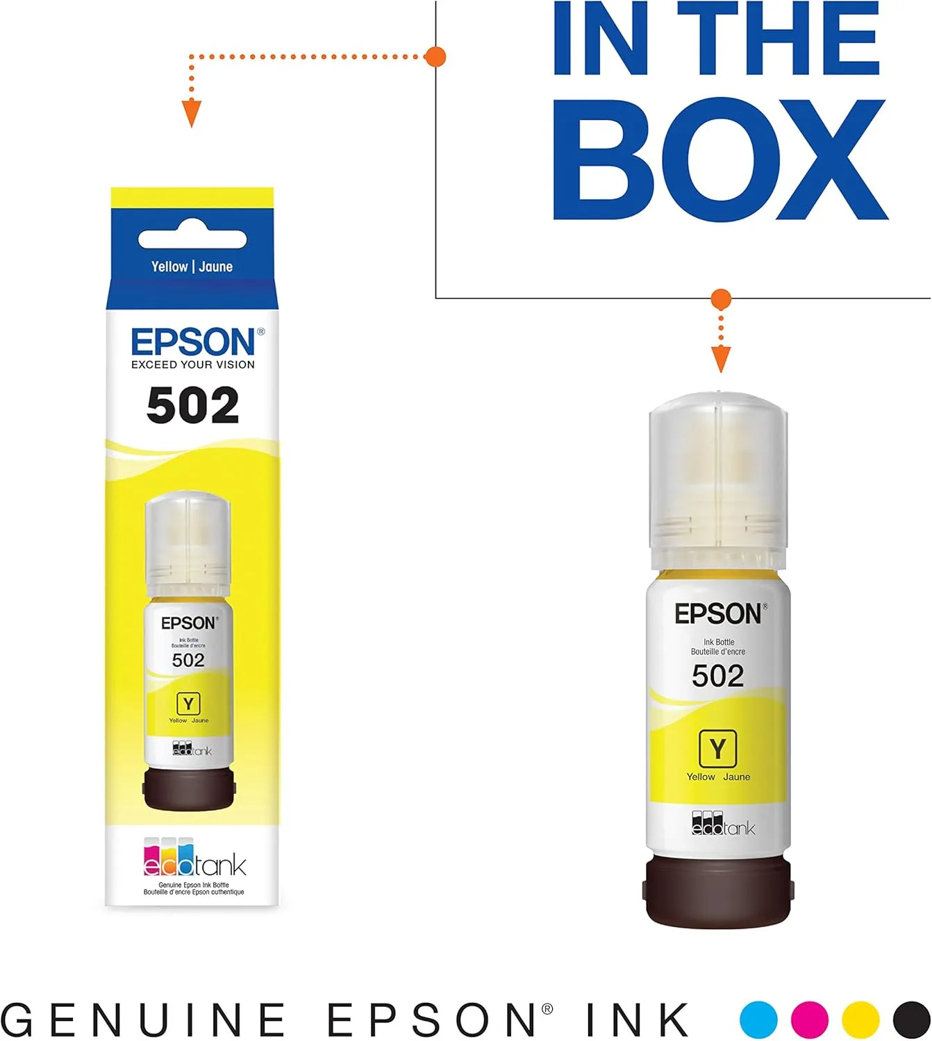 Epson 502 EcoTank Replacement Ink Bottles