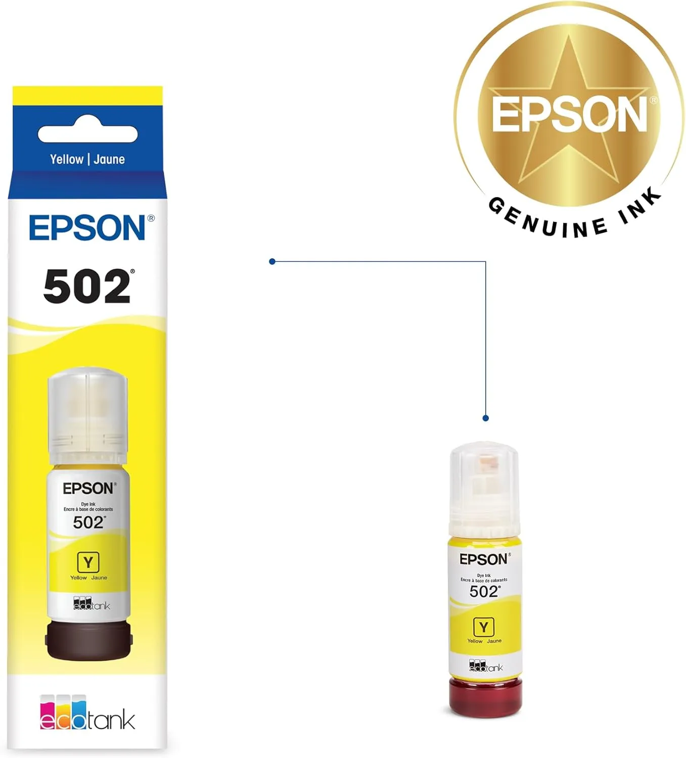 Epson 502 EcoTank Replacement Ink Bottles