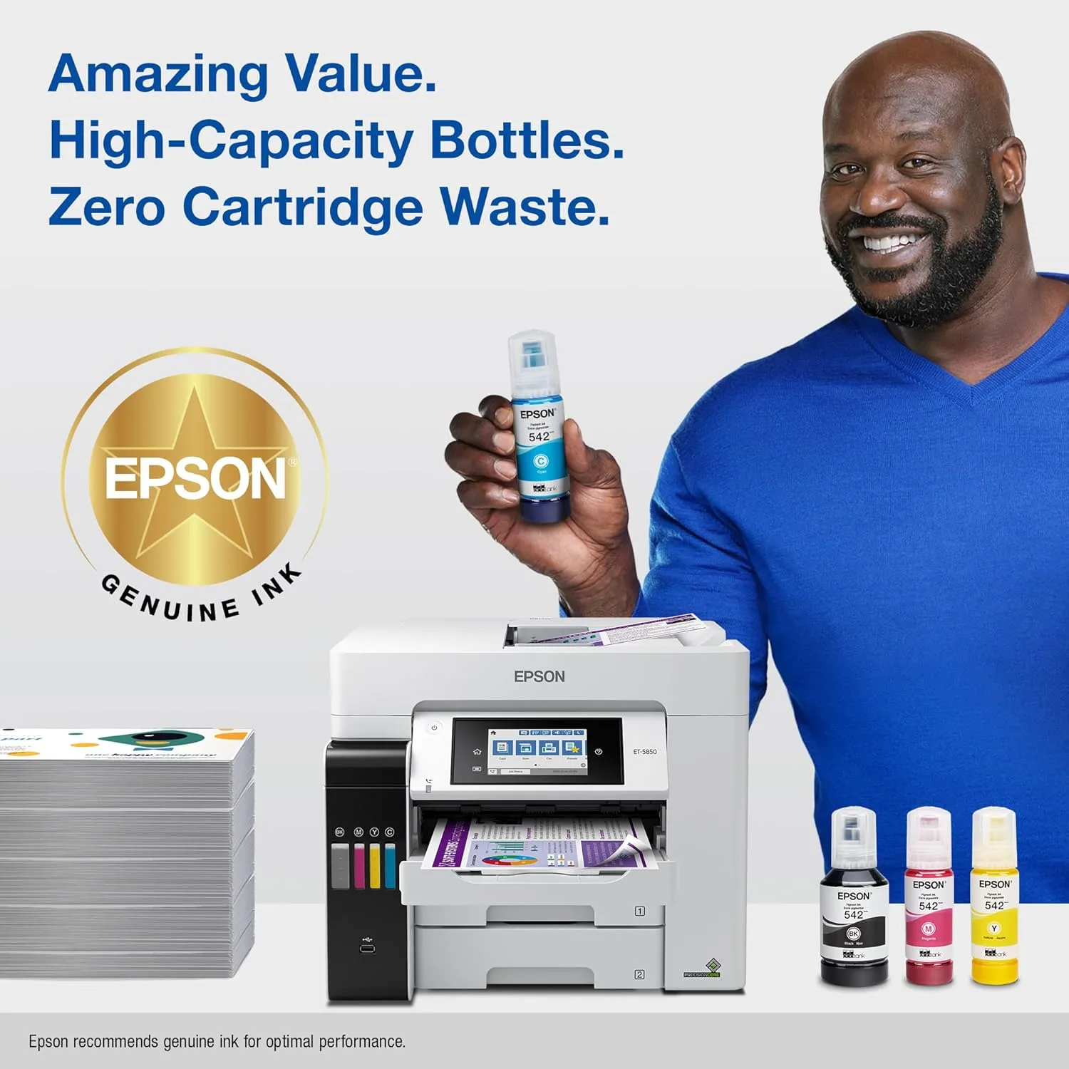 EPSON 542 EcoTank Black Ink Refill Bottle (T542120-S)