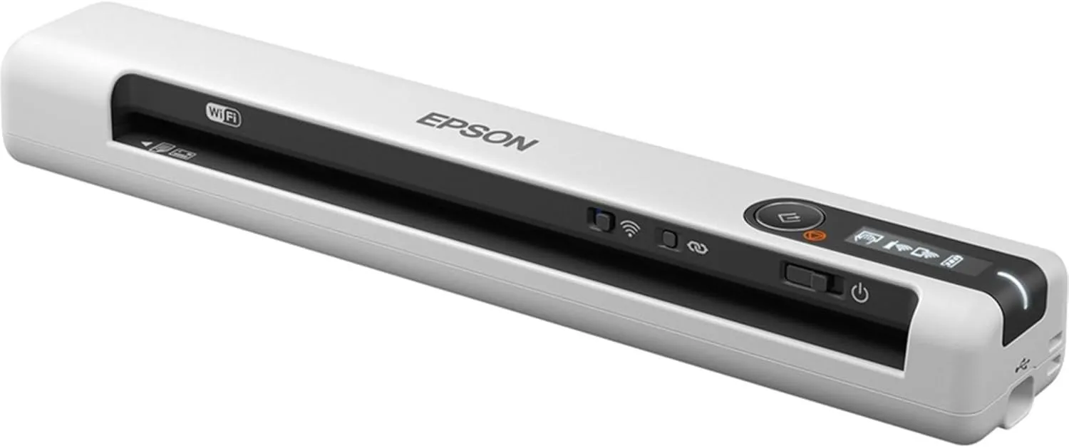 Epson DS-80W Wireless Portable Document Scanner for PC & Mac