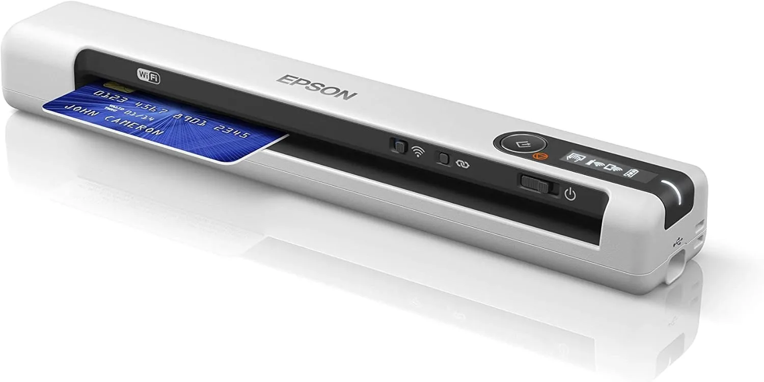 Epson DS-80W Wireless Portable Document Scanner for PC & Mac