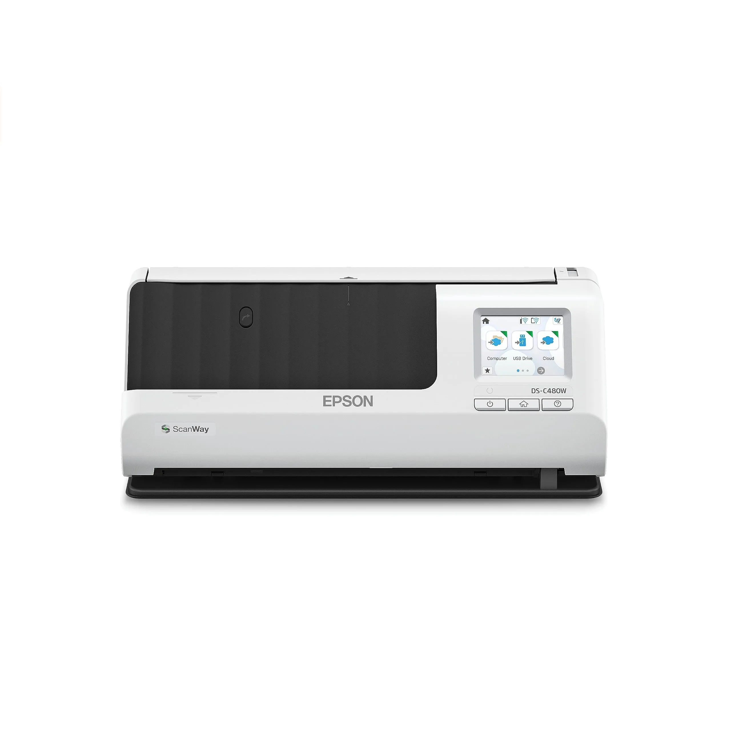 Epson DS-C480W Wireless Duplex Compact Desktop Document Scanner with Auto Document Feeder (ADF)