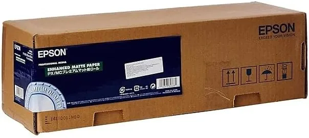 Epson Enhanced Wide Format Photobase Paper, 24-inch x 100', Matte Finish (S450425)