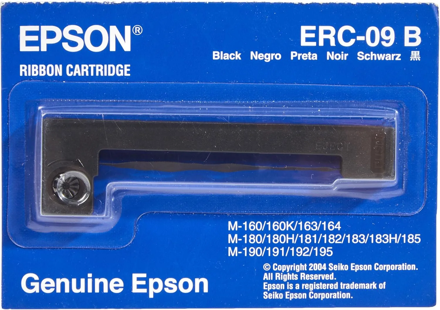 Epson ERC-09B Black Fabric Ribbon for M-160