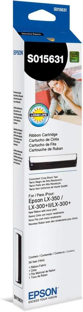 EPSON LX-350 Dot Matrix Printer and Ribbon