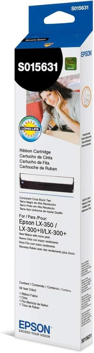 EPSON LX-350 Dot Matrix Printer and Ribbon