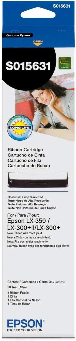EPSON LX-350 Dot Matrix Printer and Ribbon
