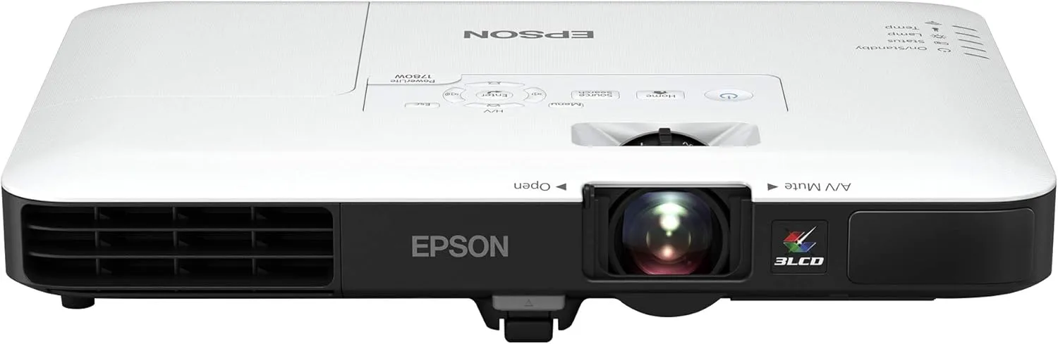 Epson PowerLite 1780W Wireless WXGA 3LCD Projector, 3,000 lm, 1280 x 800