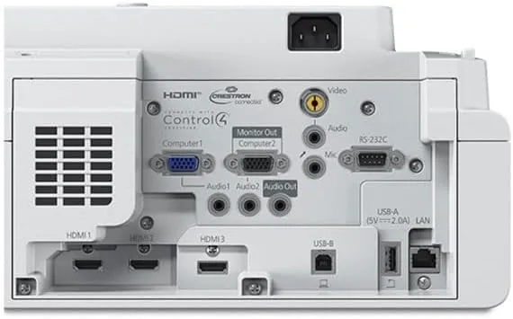 Epson PowerLite 760W Ultra Short Throw 3LCD Projector - 16:10 - Wall Mountable, Tabletop