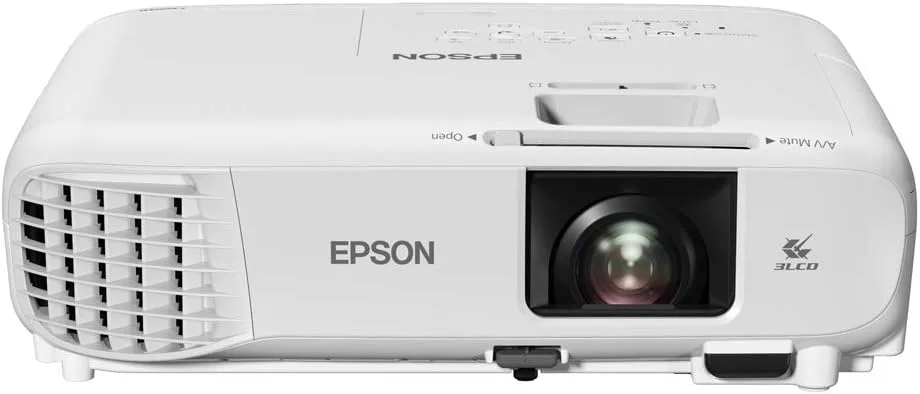 Epson PowerLite W49 LCD Projector - WXGA 1280x800 - 3800 Lumens - Ceiling Mountable