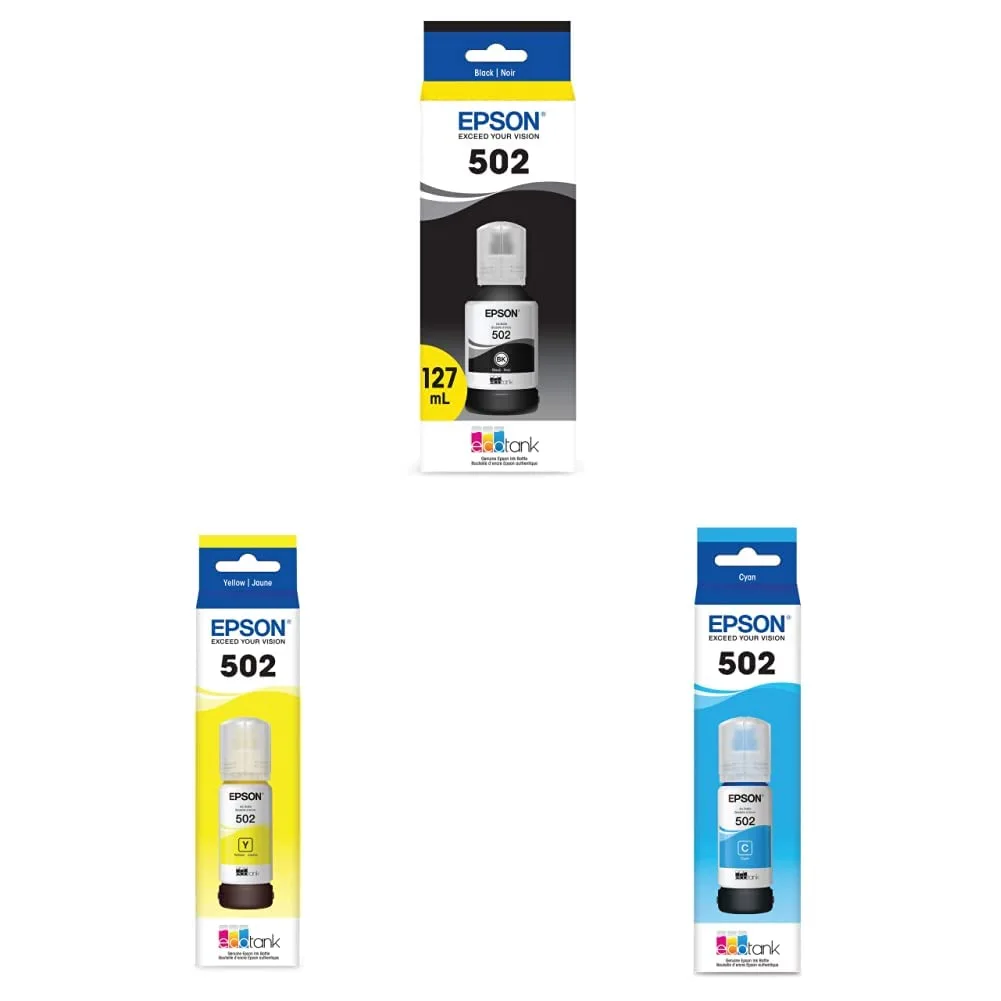 Epson 502 EcoTank Replacement Ink Bottles