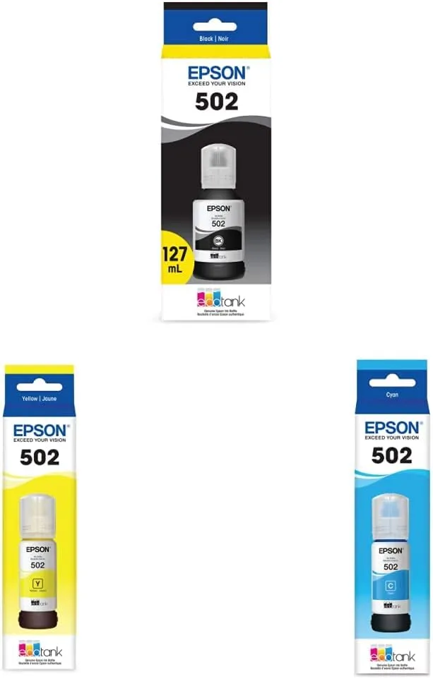Epson 502 EcoTank Replacement Ink Bottles