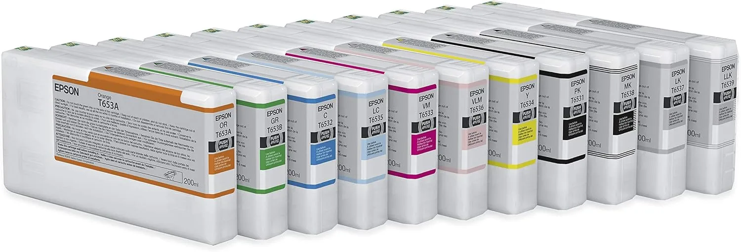 Epson UltraChrome HDR Ink Cartridge - 200ml Light Light Black (T653900)