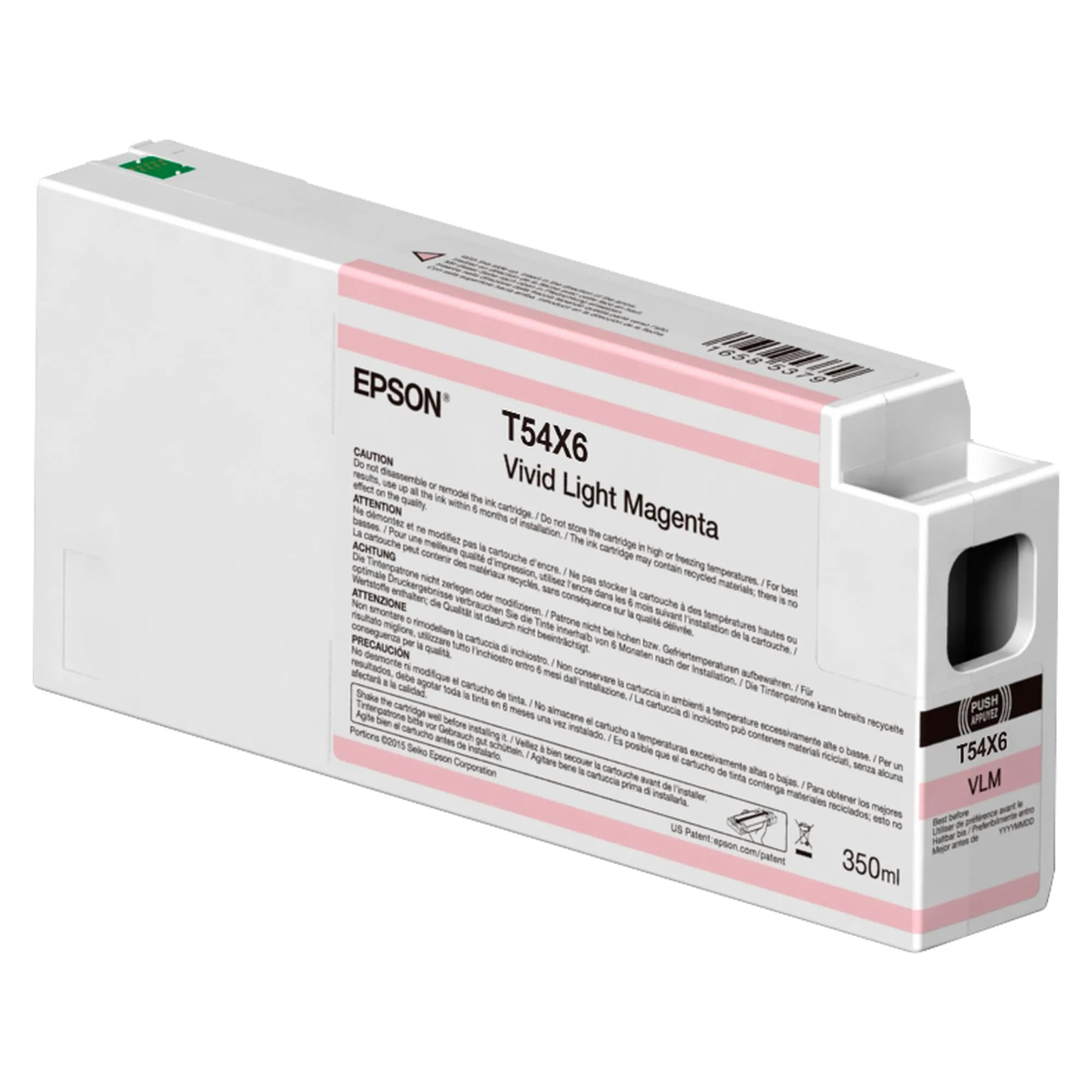 Epson UltraChrome HD Vivid Light Magenta Ink Cartridge (350 mL) - T54X600