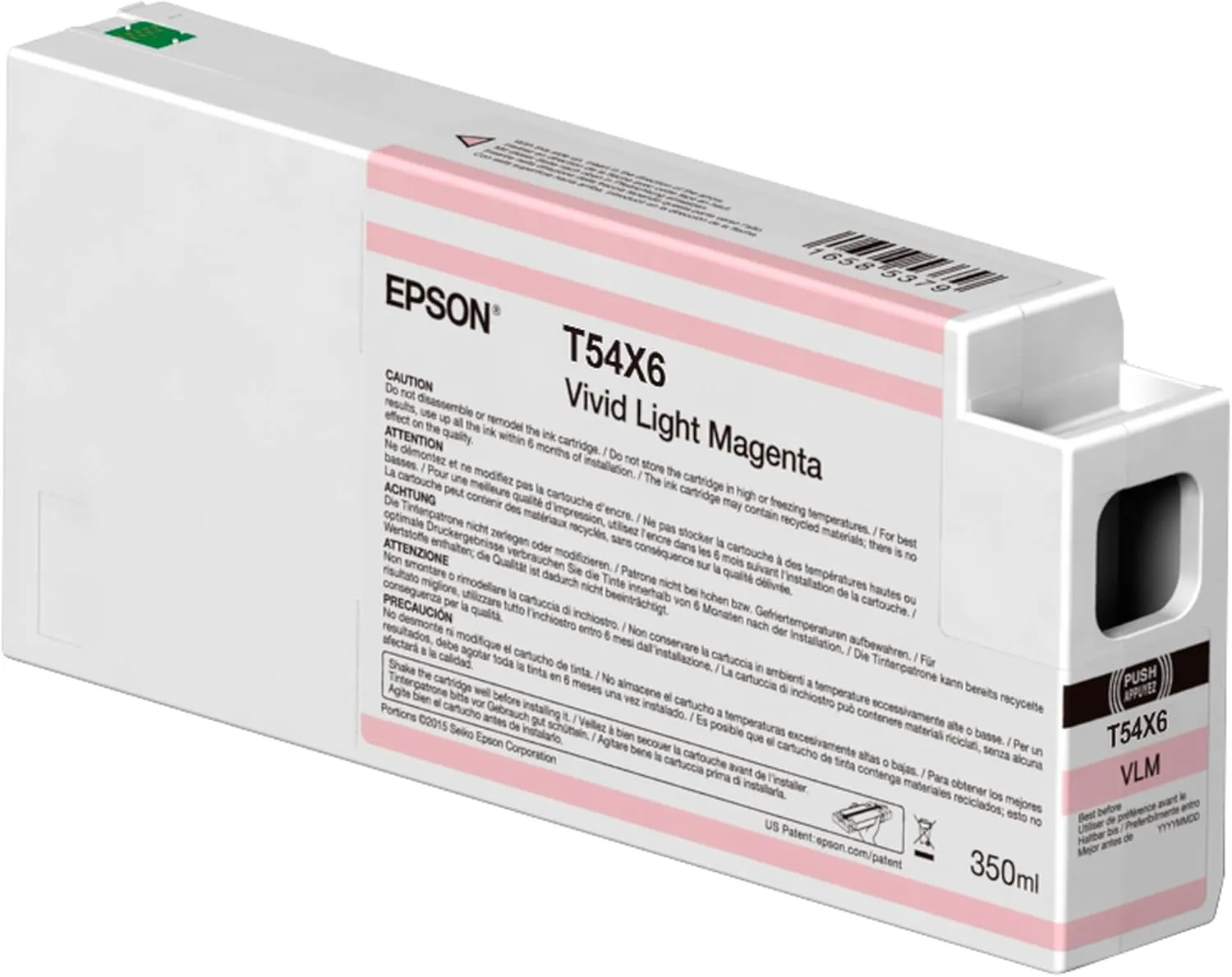 Epson UltraChrome HD Vivid Light Magenta Ink Cartridge (350 mL) - T54X600
