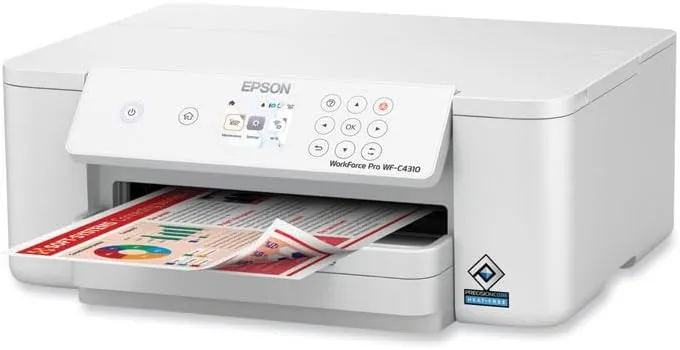 Epson WorkForce Pro WF-C4310 Wireless Color Inkjet Printer - 250-Sheet, Duplex, Ethernet