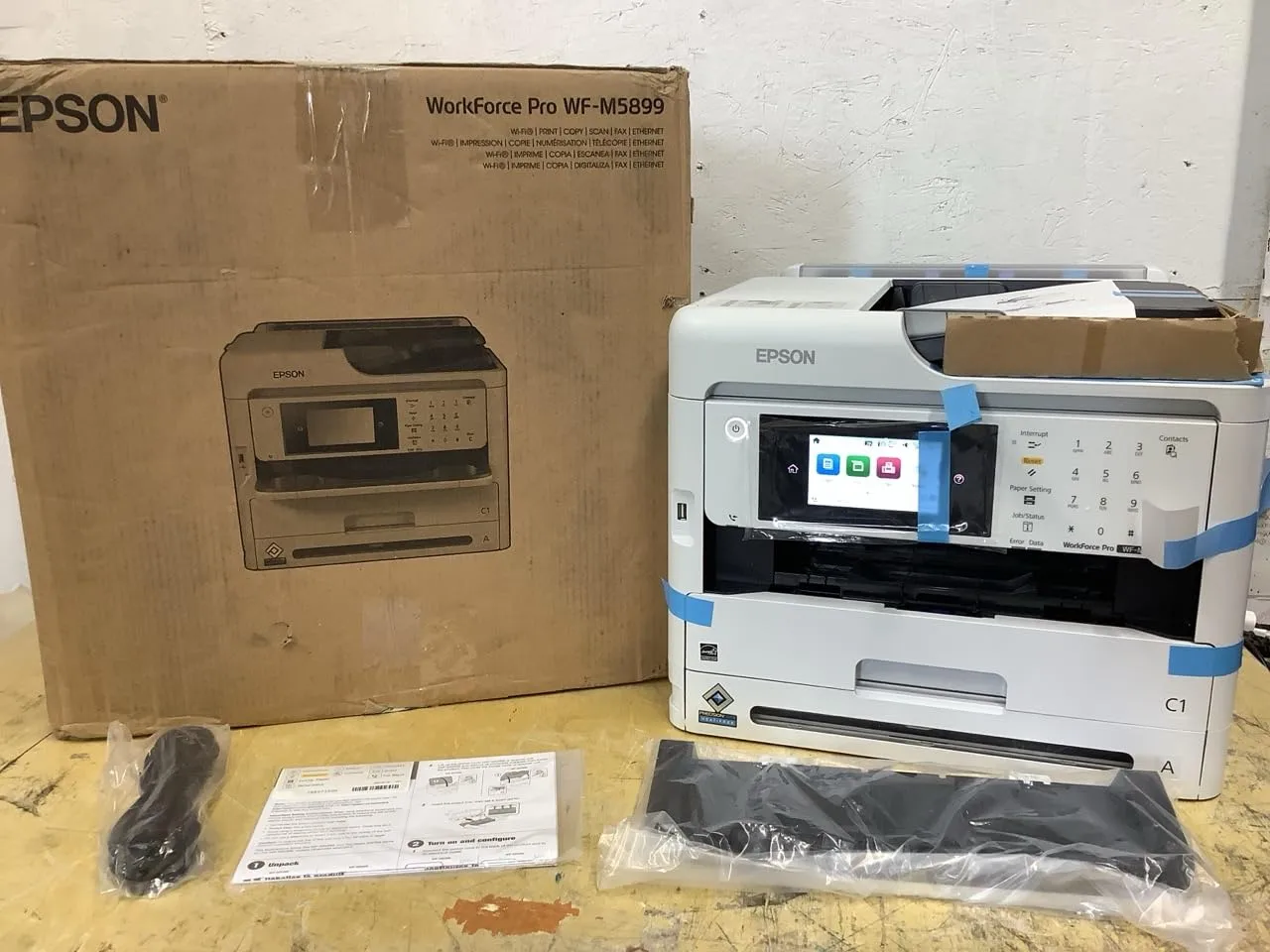 Epson WorkForce Pro WF-M5899 Wired & Wireless Monochrome Inkjet Multifunction Printer