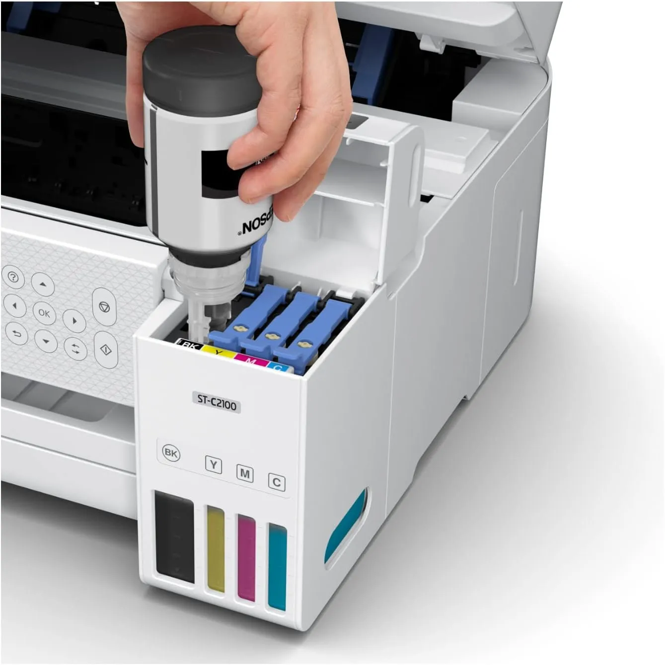 Epson Workforce ST-C2100 Wireless Inkjet Multifunction Printer - Color