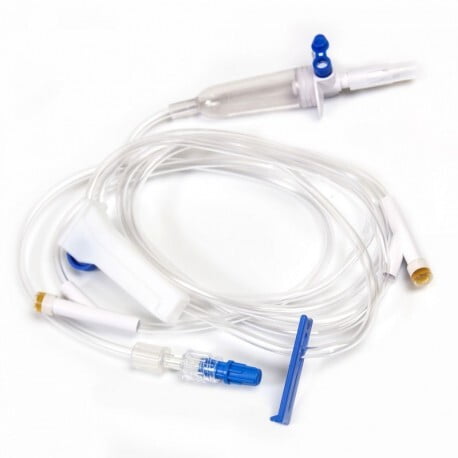 Equipo venoclisis 1 unidad bomba de infusion estéril