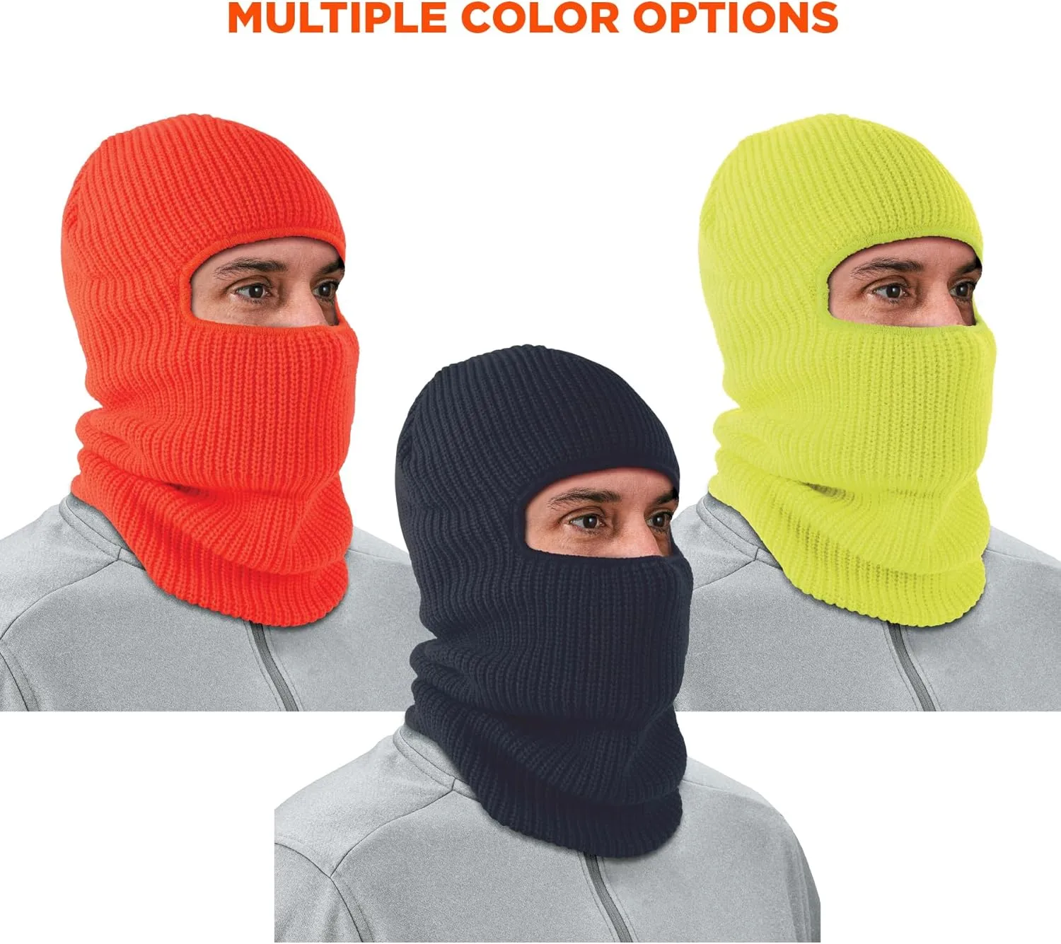 ERGODYNE N-Ferno 6829 2-Layer Acrylic Rib Knit Balaclava