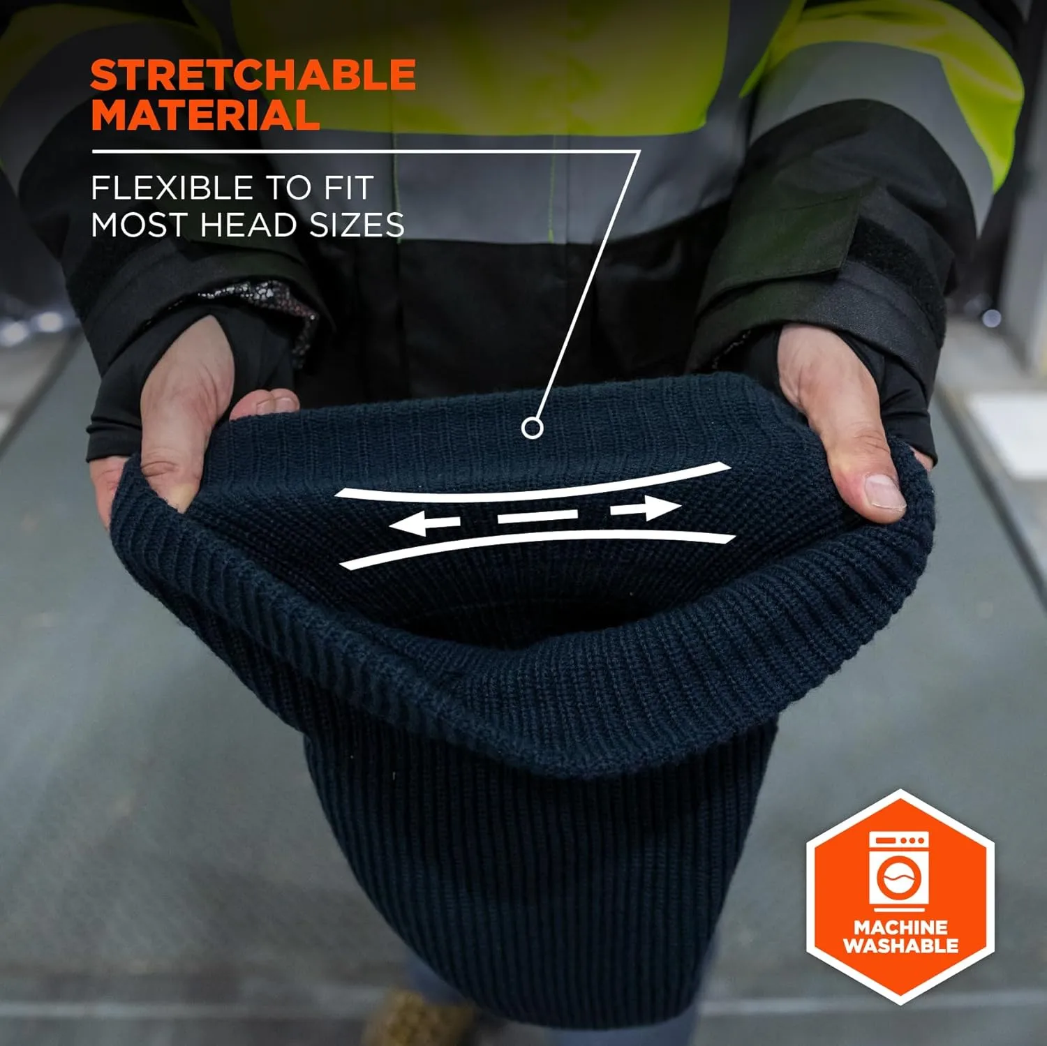 ERGODYNE N-Ferno 6829 2-Layer Acrylic Rib Knit Balaclava