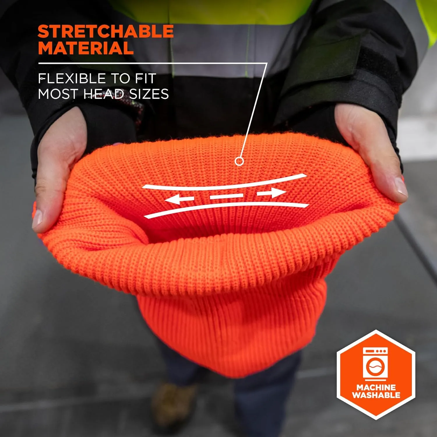 ERGODYNE N-Ferno 6829 2-Layer Acrylic Rib Knit Balaclava