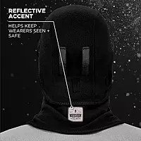 Ergodyne Mens Face Mask - 2-pc Fleece Neoprene Balaclava, Black