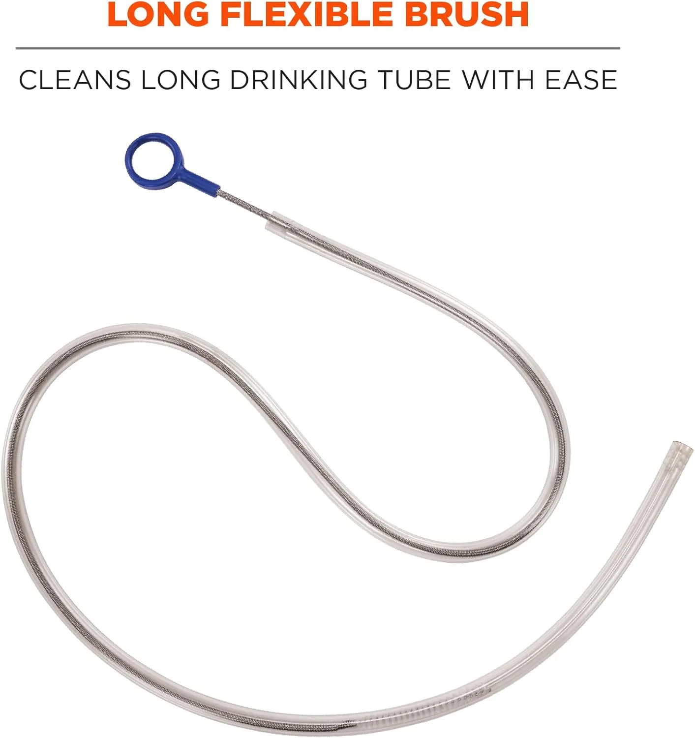 Chill-Its 5159 Hydration Pack Cleaning Kit, Bladder, Tube/Bite-Valve Cleaning Brushes, Drying Rack