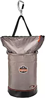 Ergodyne Arsenal 5974 Large Nylon Hoist Bucket Tool Bag - Swiveling Carabiner, Zipper Top