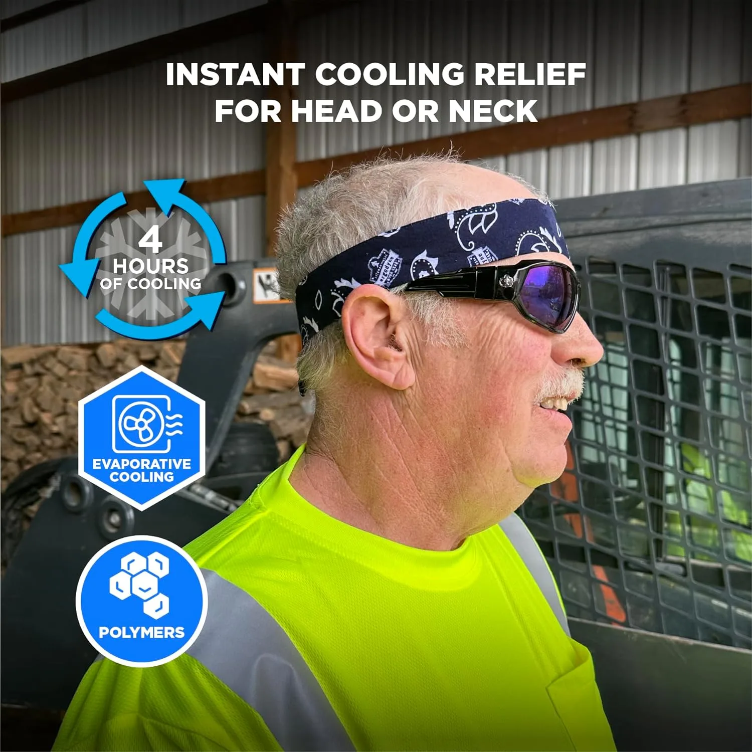 Ergodyne Chill-Its 6705 Evaporative Cooling Bandana