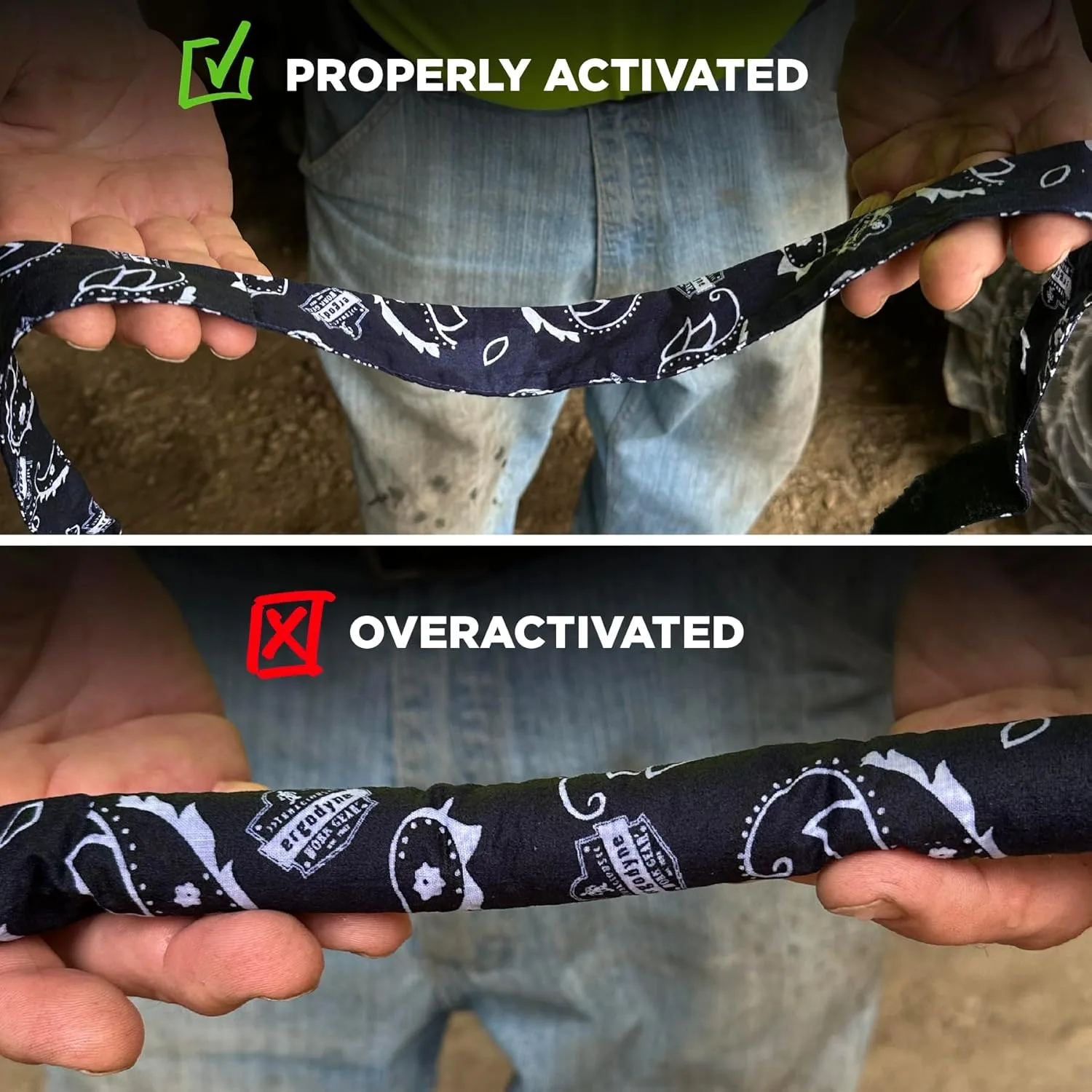 Ergodyne Chill-Its 6705 Evaporative Cooling Bandana