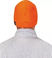 Ergodyne N-Ferno 6804 LED Light Fleece Skull Cap Beanie Hat, Orange, One Size