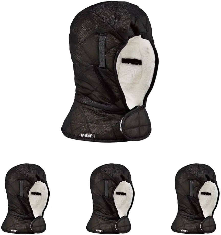 N-Ferno 6952 3-Layer Quilt Shoulder Winter Liner, Foam/Polyester/Sherpa, One Size Fits Most, Black