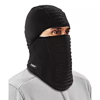 Ergodyne N-Ferno 6955 Insulated Balaclava Face Mask, 3-Layer, Black, One Size