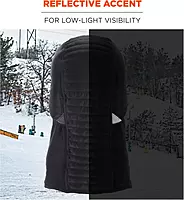 Ergodyne N-Ferno 6955 Insulated Balaclava Face Mask, 3-Layer, Black, One Size