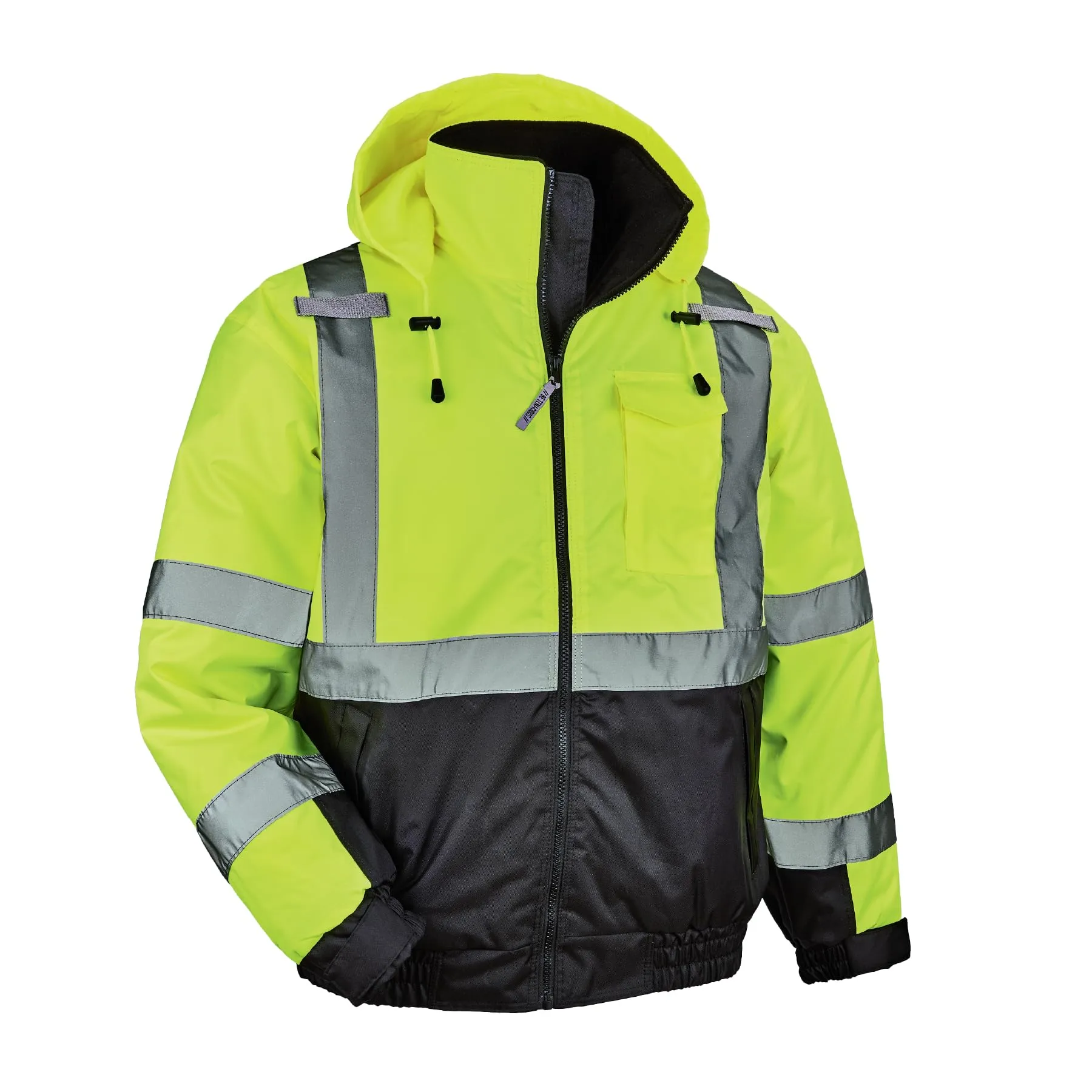 Ergodyne GloWear 8377 Type-R Class 3 Quilted Bomber Jacket
