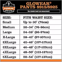 Ergodyne GloWear 8915 Class E Hi-Vis Rain Pants, Medium, Lime