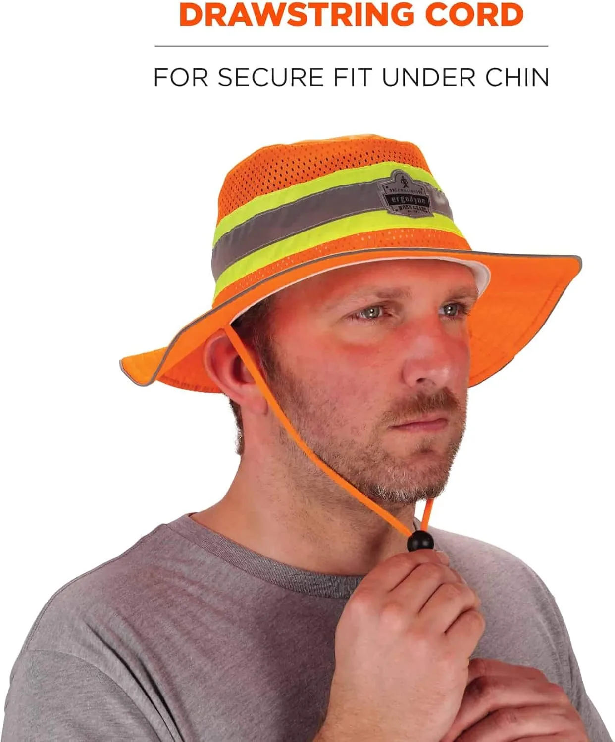 Ergodyne GloWear 8935 Hi-Vis Ranger Sun Hat