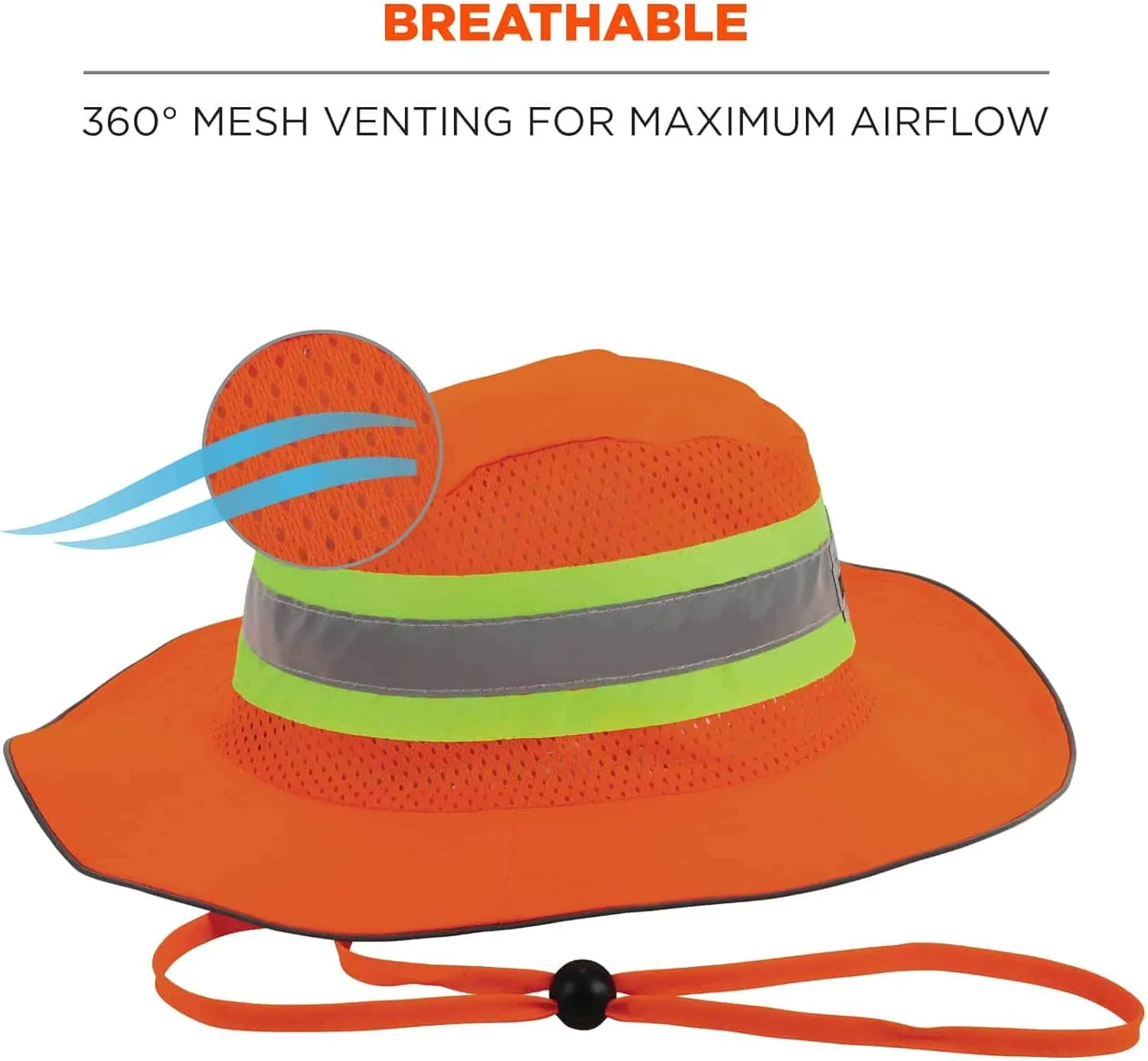 Ergodyne GloWear 8935 Hi-Vis Ranger Sun Hat