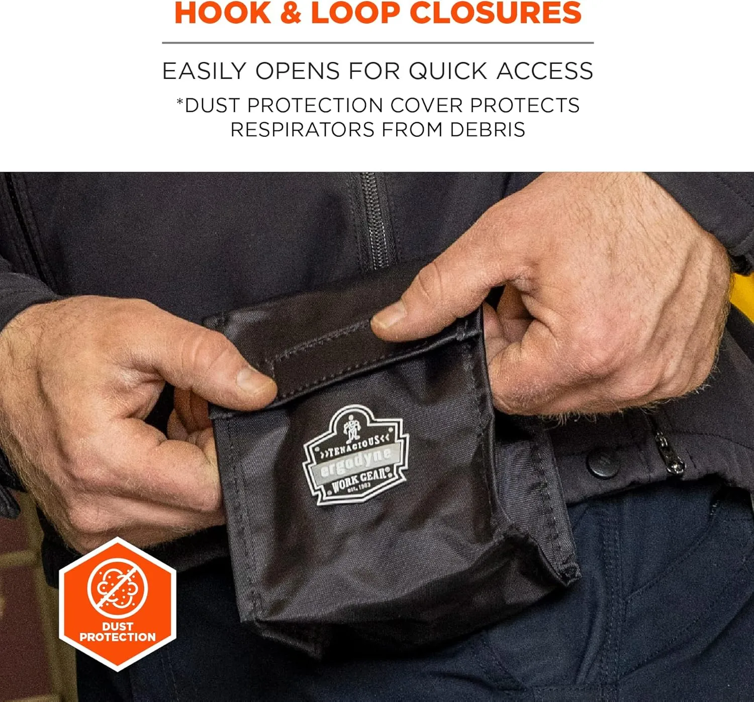 ERGODYNE Arsenal Respirator Carry Pouch - 420D Nylon